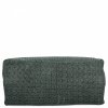 Stylowa Torebka Skórzana Shopper Bag Butelkowa Zieleń